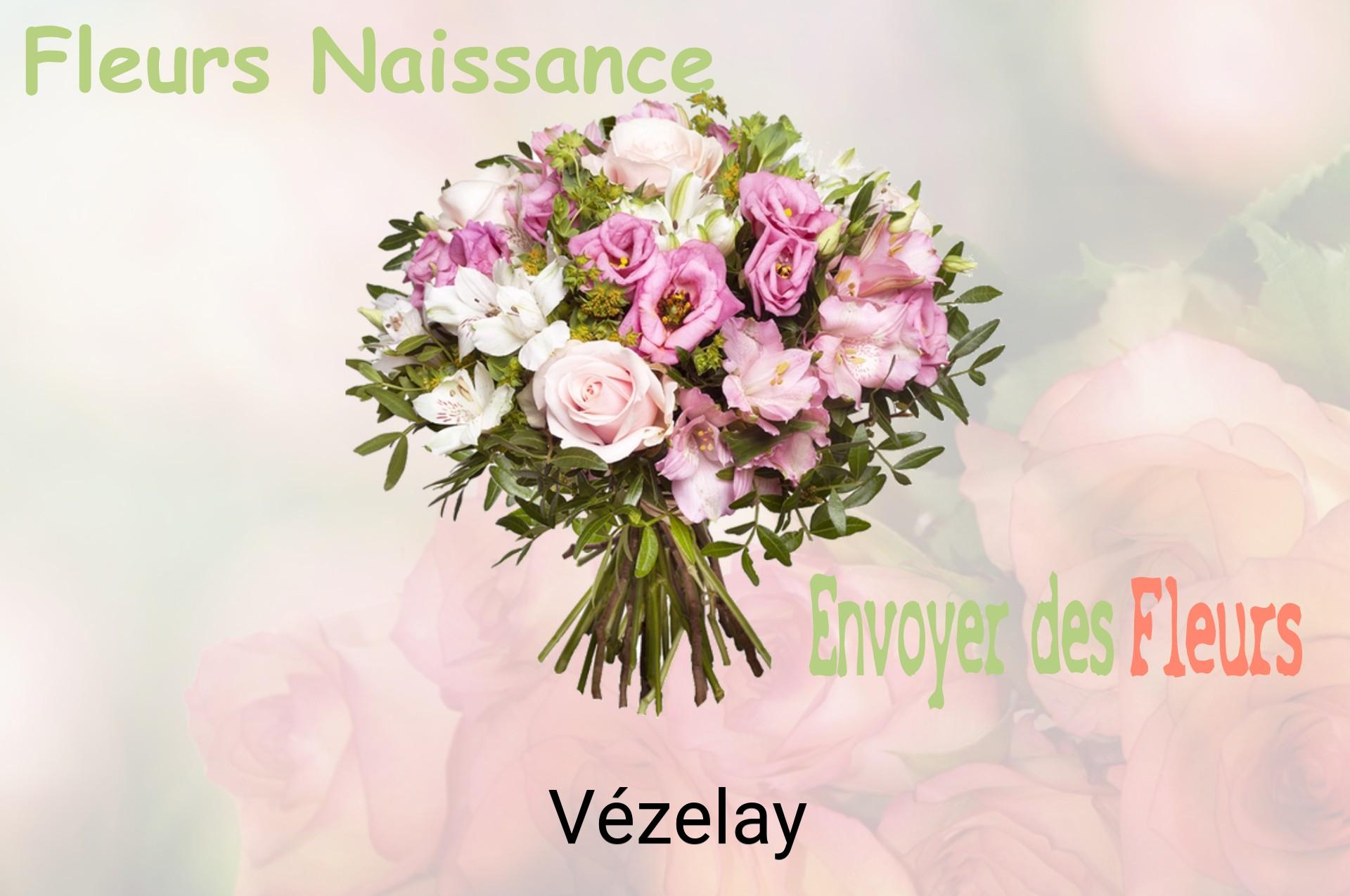 Bouquet de fleurs de naissance livré à Vézelay