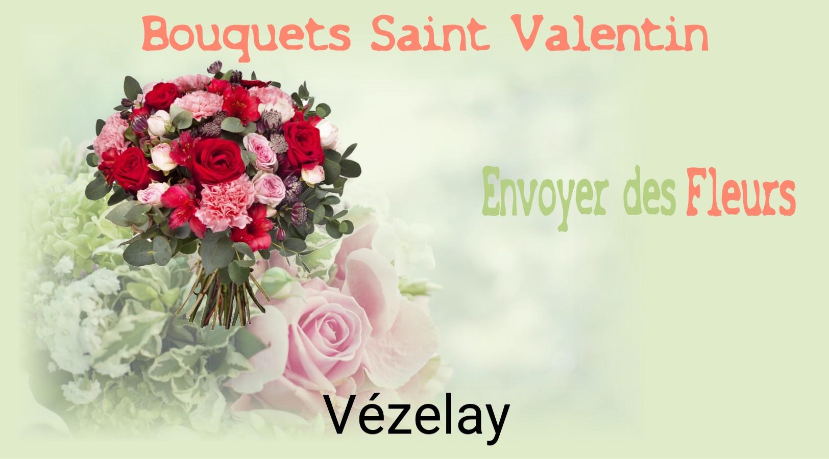 Roses de Saint-Valentin livrées à Vézelay